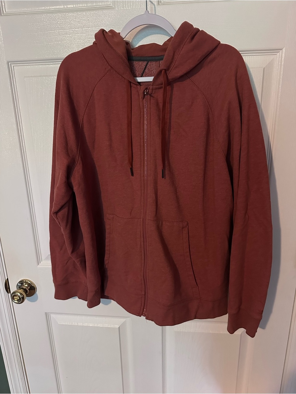 all in motion Men's Full-Zip Hoodie in Rust
